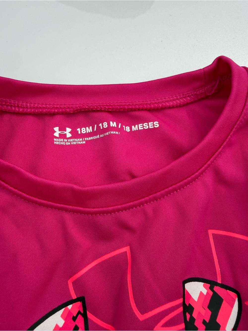 Under Armour Girls' Hot Pink Logo Set - Picture 2 of 3